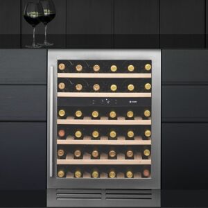 Caple WI6135 60cm Undercounter Dual Zone Wine Cooler - STAINLESS STEEL