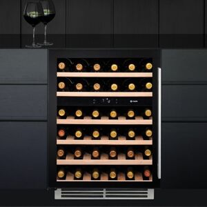 Caple WI6136 60cm Undercounter Dual Zone Wine Cooler - BLACK