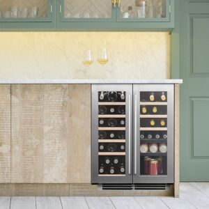 Caple WI6234 60cm Undercounter Dual Zone Wine Cooler - STAINLESS STEEL