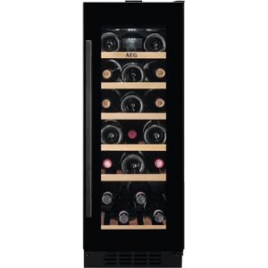 AEG AWUS020B5B Series 5000 30cm Integrated Undercounter Wine Cooler - BLACK