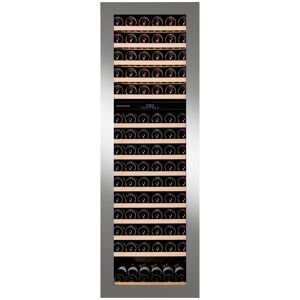 Dunavox DAVG-114.288DSS GLANCE-114 178cm Integrated In Column Dual Zone Wine Cooler - STAINLESS STEEL