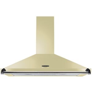 Rangemaster CLAHDC100CR/C 100cm Classic Chimney Hood With Chrome Rail - CREAM