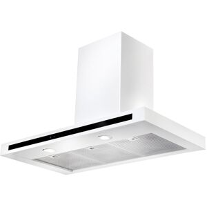 Rangemaster HLTHDS90WH 90cm Hi Lite Flat Chimney Hood - WHITE