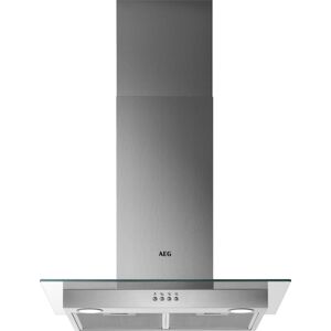 AEG DTB3654M 60cm Flat Glass Chimney Hood - STAINLESS STEEL