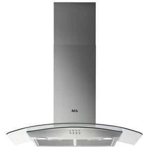 AEG DTB3953M 90cm Curved Glass Chimney Hood - STAINLESS STEEL