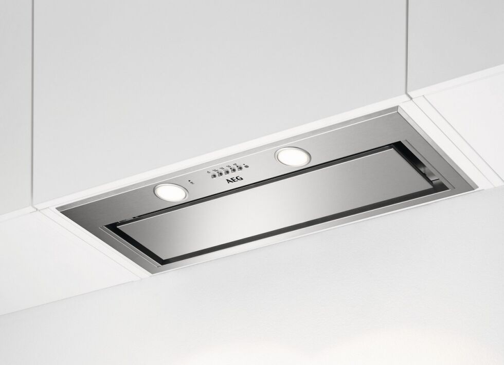 AEG DGE5861HM 77cm Series 6000 Hob2Hood Canopy Hood - STAINLESS STEEL