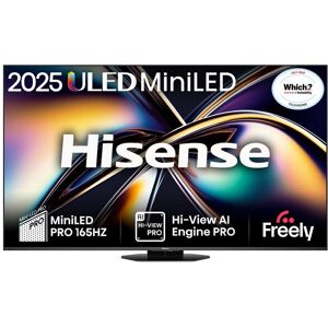 Hisense 65U8QTUK 2025 65" ULED Mini LED 4K Smart TV - BLACK Hisense 65U8QTUK 2025 65" ULED Mini LED 4K Smart TV - BLACK
