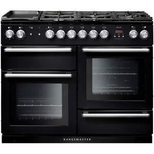 Rangemaster NEX110DFFBL/C Nexus 110cm Dual Fuel Range Cooker 104850 - BLACK