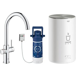 Grohe 30058001 Red Duo Instant Boiling Water Tap and M Size Boiler - CHROME