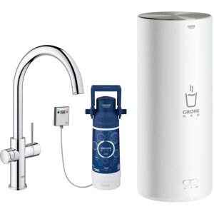 Grohe 30328001 Red Duo Instant Boiling Water Tap and L Size Boiler - CHROME