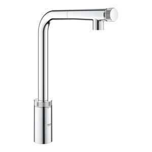 Grohe 31613000 Minta SmartControl Mixer Tap L-Spout Pull Out Spray - CHROME