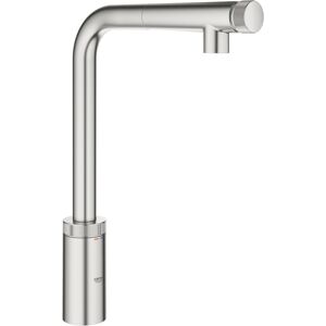 Grohe 31613DC0 Minta SmartControl Mixer Tap L-Spout Pull Out Spray - SUPERSTEEL