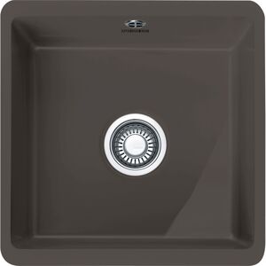 Franke KBK110 40 GR Kubus Single Bowl Ceramic Undermount Sink - GRAPHITE