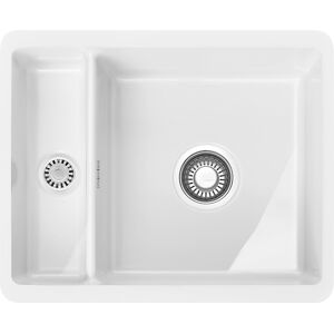 Franke KBK160 WH Kubus 1.5 Bowl Ceramic Undermount Sink - WHITE