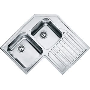 Franke STX621-E RHD Studio 1.5 Bowl Corner Sink Right Hand Drainer - STAINLESS STEEL