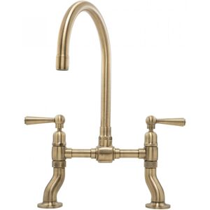 Caple PUT/BRI/AB Putney 2 Lever Bridge Tap - BRASS