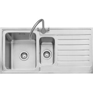 Caple VA150/R Vanga 150 1.5 Bowl Inset Sink Right Hand Drainer - STAINLESS STEEL