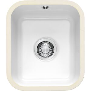 Franke VBK110 33 V&B Single Bowl Ceramic Undermount Sink - WHITE