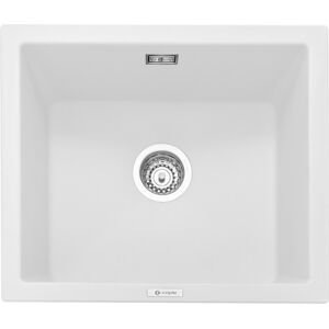 Caple LEE600CW Leesti 600 Single Bowl Sink - WHITE