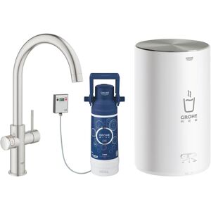 Grohe 30058DC1 Red 2.0 Duo Instant Boiling Water Tap and M Size Boiler - STAINLESS STEEL