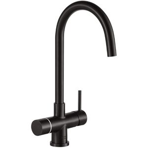 Franke MINERVA HELIX ELECTRONIC BLACK 4-In-1 Helix Electronic Boiling Water Tap - INDUSTRIAL BLACK