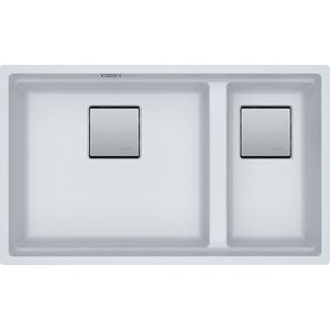 Franke KNG120 PW Kubus Fragranite 1.5 Bowl Undermount Sink - WHITE