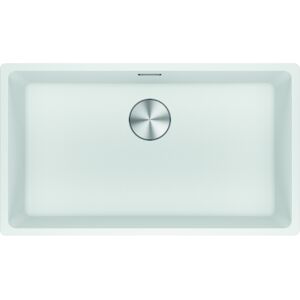 Franke MRG110-72 PW Maris Fragranite Single Bowl Undermount Sink - WHITE