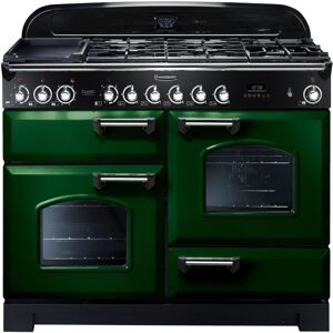 Rangemaster CDL110DFFRG/C Classic Deluxe 110cm Dual Fuel Range Cooker 112890 - RACING GREEN