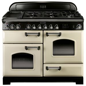 Rangemaster CDL110DFFCR/C Classic Deluxe 110cm Dual Fuel Range Cooker 79790 - CREAM