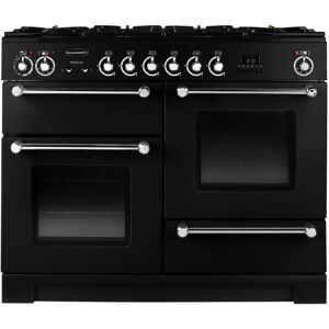 Rangemaster KCH110DFFBL/C Kitchener 110cm Dual Fuel Range Cooker 76280 - BLACK