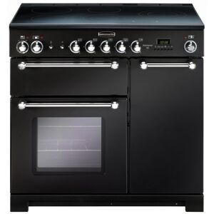 Rangemaster KCH90ECBL/C Kitchener 90cm Ceramic Range Cooker 79270 - BLACK