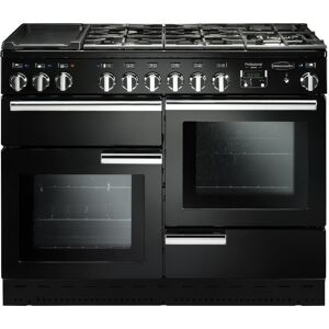 Rangemaster PDL110DFFGB/C Professional Deluxe 110cm Dual Fuel Range Cooker 97520 - BLACK