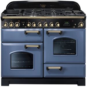 Rangemaster CDL110DFFSB/B Classic Deluxe 110cm Dual Fuel Range Cooker 129580 - STONE BLUE