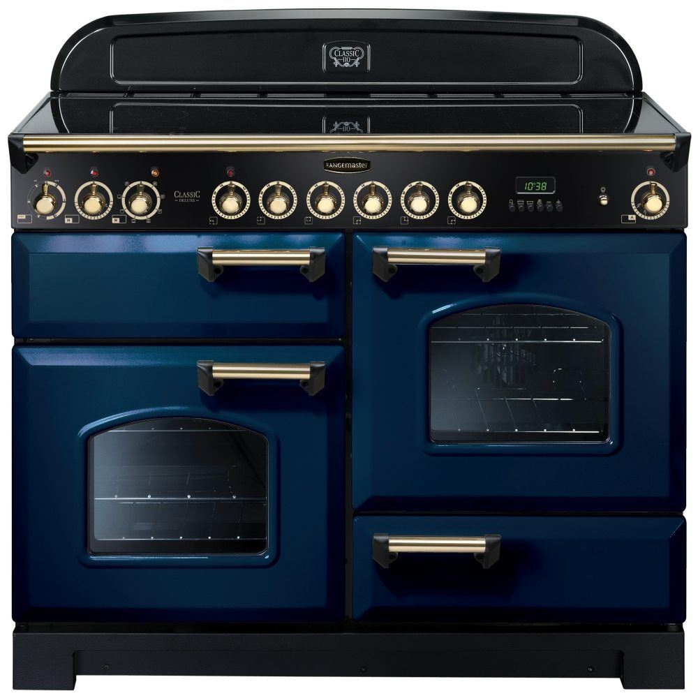 Rangemaster CDL110ECRB/B Classic Deluxe 110cm Ceramic Range Cooker 114140 - BLUE