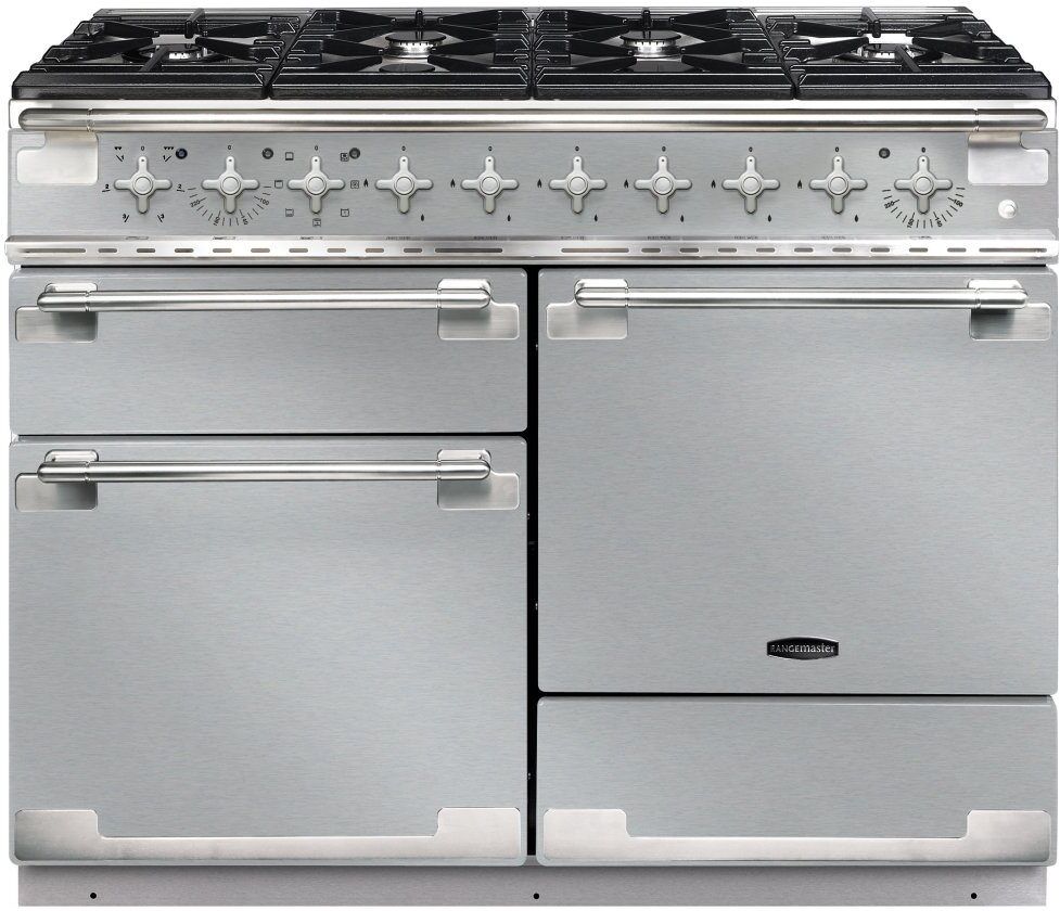 Rangemaster ELS110DFFSS Elise 110cm Dual Fuel Range Cooker 94220 - STAINLESS STEEL