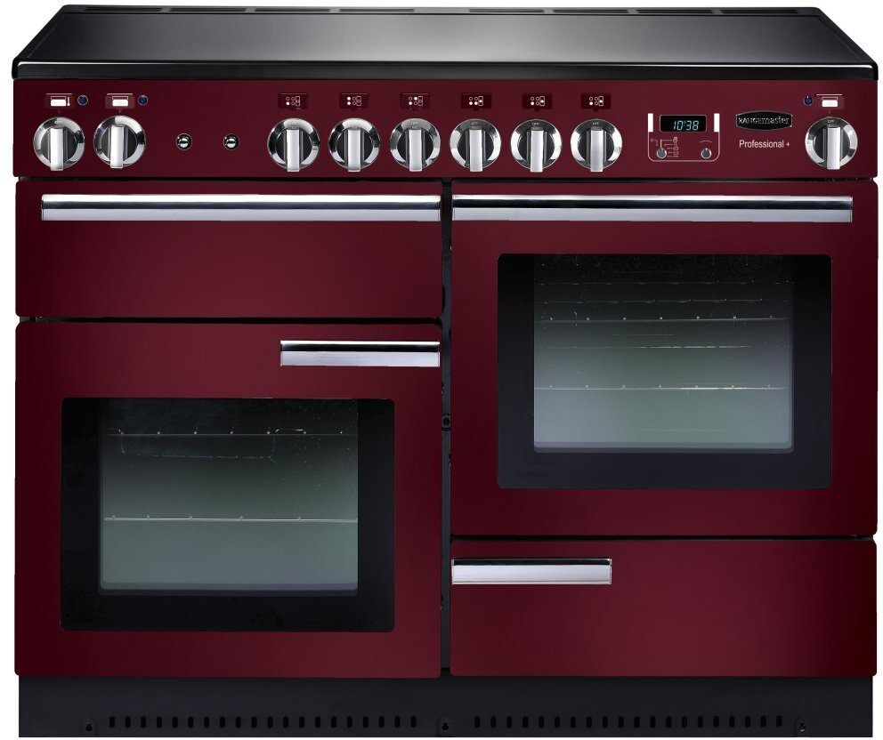 Rangemaster PROP110ECCY/C Professional Plus 110cm Ceramic Range Cooker 91890 - CRANBERRY