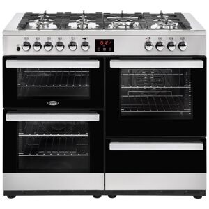 Belling COOKCENTRE 110DFTSTA 4094 110cm Dual Fuel Range Cooker - STAINLESS STEEL