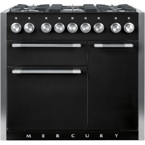 Mercury MCY1000DFAB 93130 100cm Dual Fuel Range Cooker - BLACK