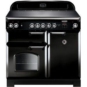 Rangemaster CLA100ECBL/C Classic 100cm Ceramic Range Cooker 117600 - BLACK