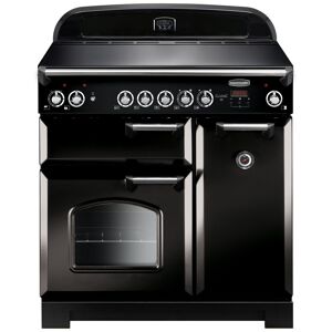 Rangemaster CLA90ECBL/C Classic 90cm Ceramic Range Cooker 117420 - BLACK