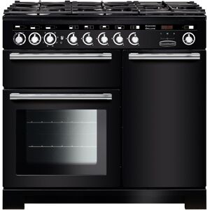 Rangemaster EDL100DFFBL/C Encore 100cm Deluxe Dual Fuel Range Cooker 117220 - BLACK