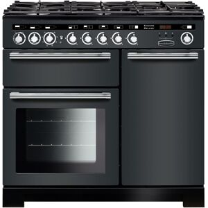 Rangemaster EDL100DFFSL/C Encore 100cm Deluxe Dual Fuel Range Cooker 117230 - SLATE