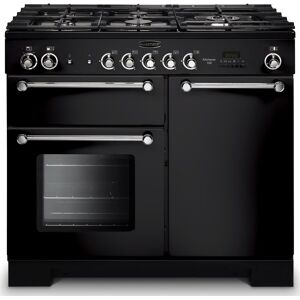 Rangemaster KCH100NGFBL/C Kitchener 100cm Gas Range Cooker 111940 - BLACK