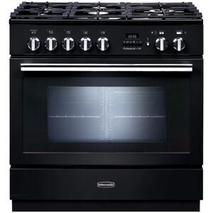 Rangemaster PROP90FXPDFFGB/C Professional Plus FX 90cm Pyrolytic Dual Fuel Range Cooker 92730 - BLACK