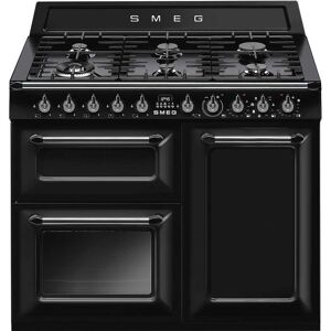 Smeg TR103BL 100cm Victoria Dual Fuel Range Cooker - BLACK