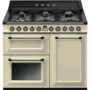 Smeg TR103P 100cm Victoria Dual Fuel Range Cooker - CREAM