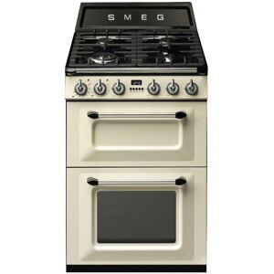 Smeg TR62P 60cm Victoria Freestanding Dual Fuel Cooker - CREAM