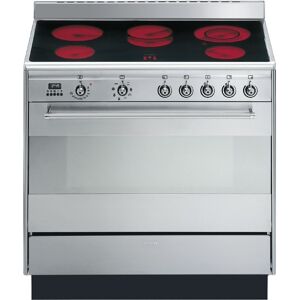 Smeg SUK91CMX9 90cm Concert Ceramic Range Cooker - STAINLESS STEEL