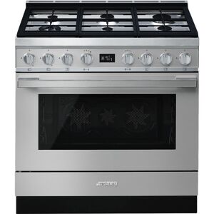 Smeg CPF9GPX 90cm Portofino Pyrolytic Dual Fuel Range Cooker - STAINLESS STEEL