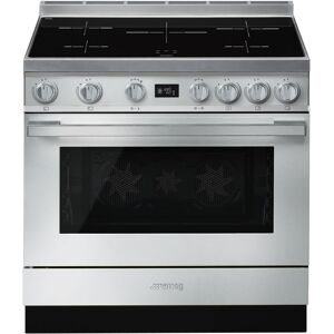 Smeg CPF9IPX 90cm Portofino Pyrolytic Induction Range Cooker - STAINLESS STEEL